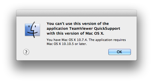 teamviewer for mac 10.8.5